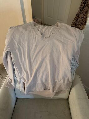 Z Supply Neutral V-Neck Knit Top